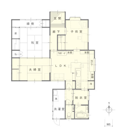 施工事例の図面after