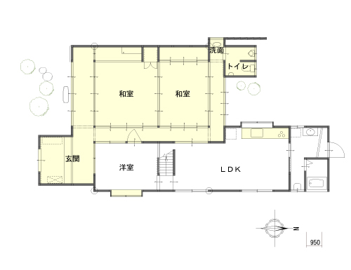 施工事例の図面before