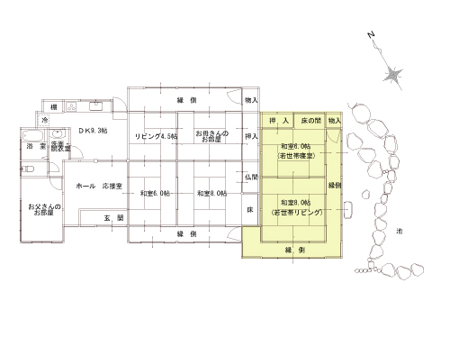 施工事例の図面before