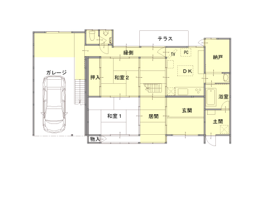 施工事例の図面before