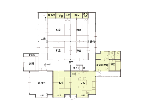 施工事例の図面before