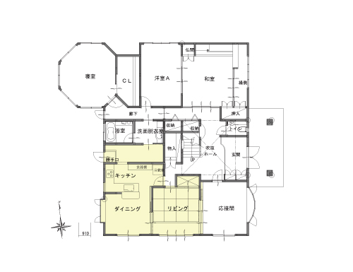 施工事例の図面before