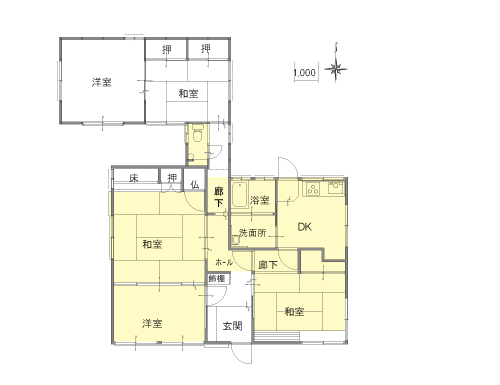 施工事例の図面before