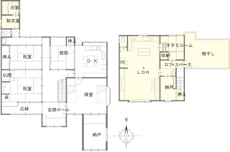 施工事例の図面after