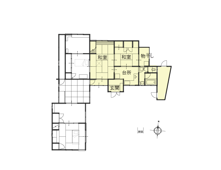 施工事例の図面before