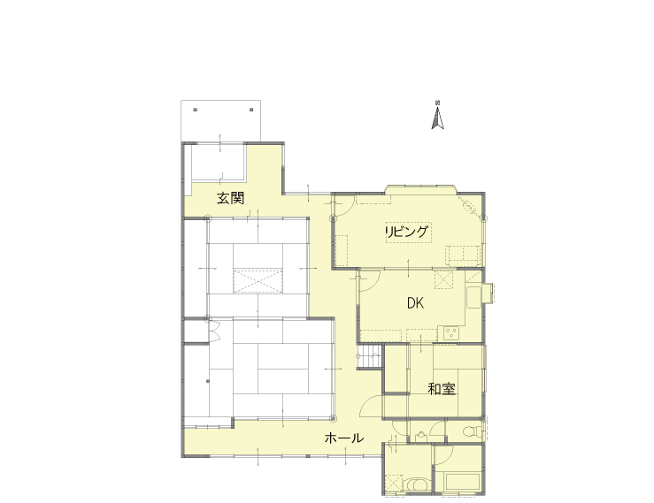 施工事例の図面before