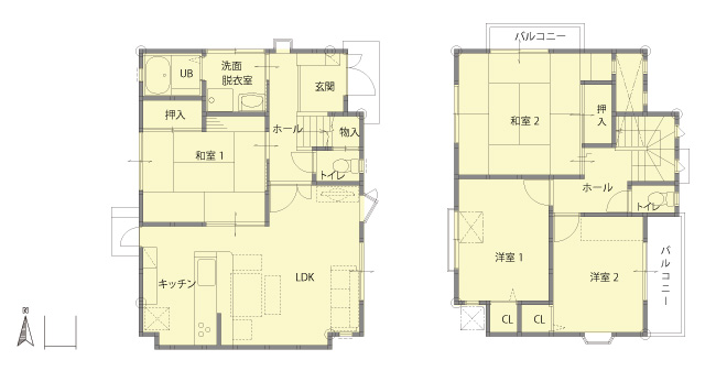 施工事例の図面before