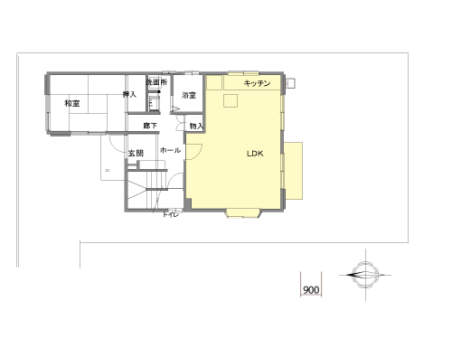 施工事例の図面before